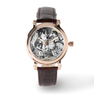 Alice (in Wonderland) Dodo Leder Strap Watch Armbanduhr