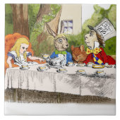 Alice in Wonderland Fliese (Vorderseite)