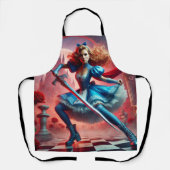 Alice in Wonderland Inspired Schürze (Vorderseite)