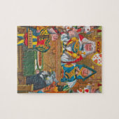 Alice in Wonderland - King and Queen of Hearts Puzzle (Horizontal)