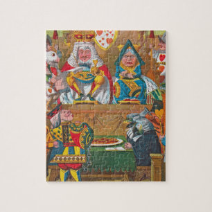 Alice in Wonderland - King and Queen of Hearts Puzzle