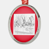 Alice in Wonderland Mad Hatter Tea Party Ornament (Links)