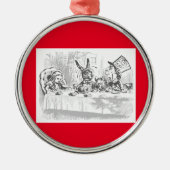 Alice in Wonderland Mad Hatter Tea Party Ornament (Vorne)