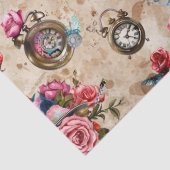 Alice in Wonderland Pattern Seidenpapier (Detail)