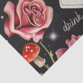 Alice in Wonderland Pattern Seidenpapier (Detail)