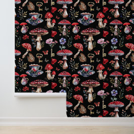 Alice in Wonderland Pattern Tapete