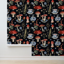 Alice in Wonderland Pattern Tapete