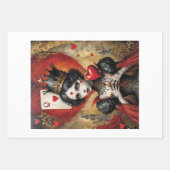 Alice in Wonderland - Queen of Hearts - Decoupage  Geschenkpapier Set (Vorderseite 2)