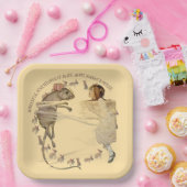 Alice in Wonderland Rabbit Mouse Pappteller (Party)