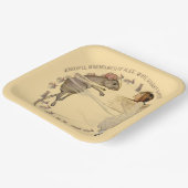 Alice in Wonderland Rabbit Mouse Pappteller (Gewinkelt)