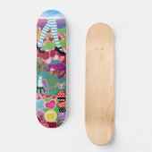 Alice in Wonderland Skateboard Wall Art (Vorderseite)