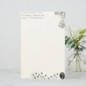 Alice in Wonderland Stationary Lewis Carroll Briefpapier (Stehend Vorderseite)