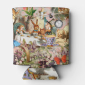 Alice in Wonderland tea party characters Dosenkühler (Rückseite)