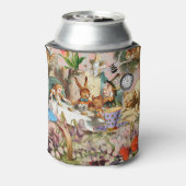 Alice in Wonderland tea party characters Dosenkühler (Kanne Rückseite)