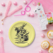 Alice in Wonderland – white rabbit children Pappteller (Party)