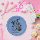 Alice in Wonderland – white rabbit children Pappteller (Party)