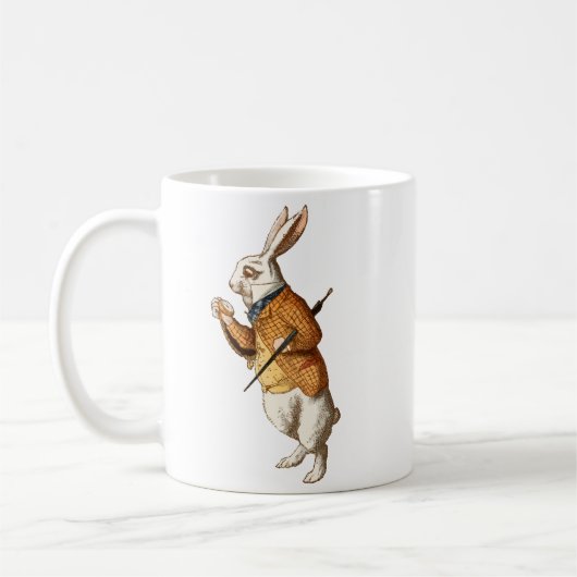 Alice in Wonderland - White Rabbit Kaffeetasse (Links)