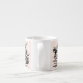 Alice in Wonderland – White Rabbit – Kaninchen Espressotasse (Rückseite)
