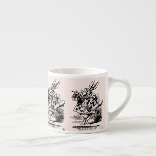 Alice in Wonderland – White Rabbit – Kaninchen Espressotasse (Rechts)