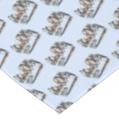 Alice in Wonderland White Rabbit Kaninchen pastel Tischdecke (Schrägansicht)