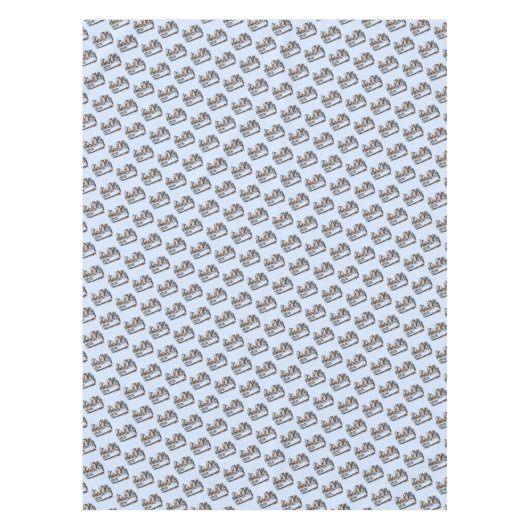 Alice in Wonderland White Rabbit Kaninchen pastel Tischdecke (Vorderseite)