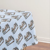 Alice in Wonderland White Rabbit Kaninchen pastel Tischdecke (Beispiel)