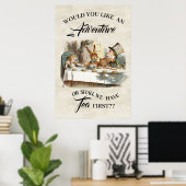 Alice in Wonderland , WOULD YOU LIKE AN ADVENTURE Poster (Heimbüro)