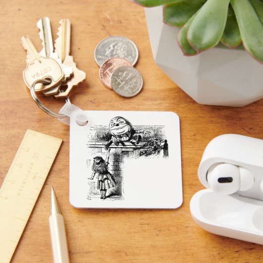 Alice in Wondlerand, Humpty Dumpty und Alice Schlüsselanhänger (Schreibtisch)