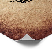 Alice (in Wunderland) und das Dodo Funny Poster (Ecke)