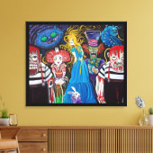 Alice in Zombieland Canvas Print Leinwanddruck (Insitu (Wohnzimmer))