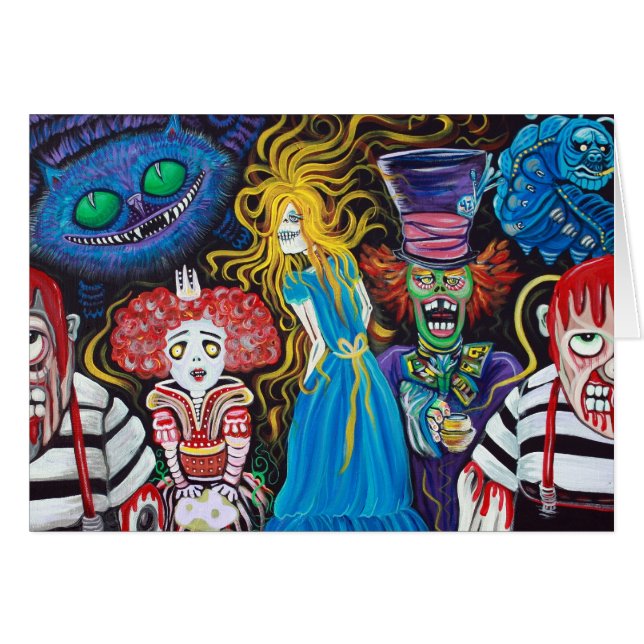 Alice in Zombieland Karte (Vorderseite (Horizontal))
