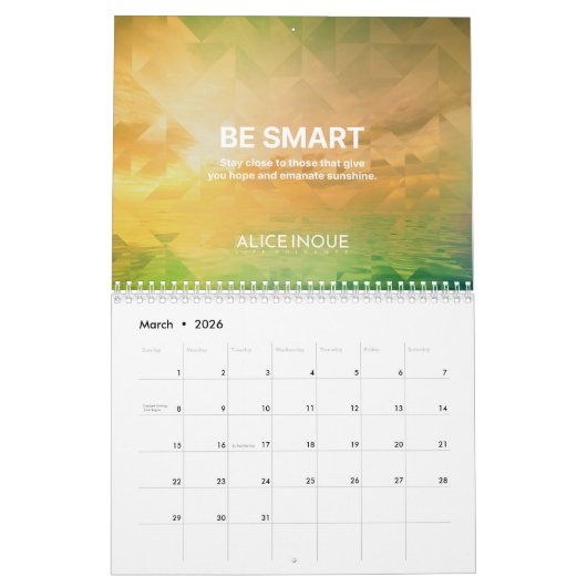 Alice Inoue Life Guidance Calendar 2023 Kalender (Mär 2026)