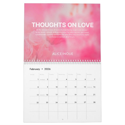 Alice Inoue Life Guidance Calendar 2024 Kalender (Feb 2026)