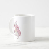 ALICE IST EIN CHARMING WHITE RABBIT KAFFEETASSE (Vorderseite Links)