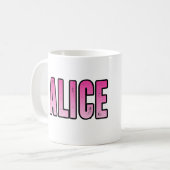 Alice Kaffeetasse (Vorderseite Links)