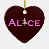 Alice Keramikornament (Vorne)