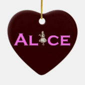 Alice Keramikornament (Hinten)