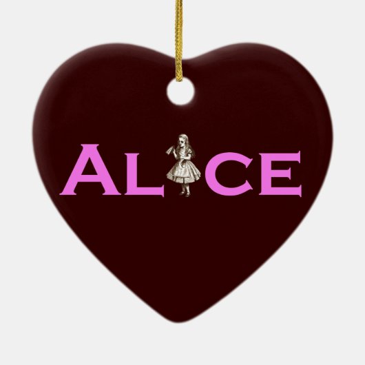 Alice Keramikornament (Hinten)