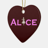 Alice Keramikornament (Links)