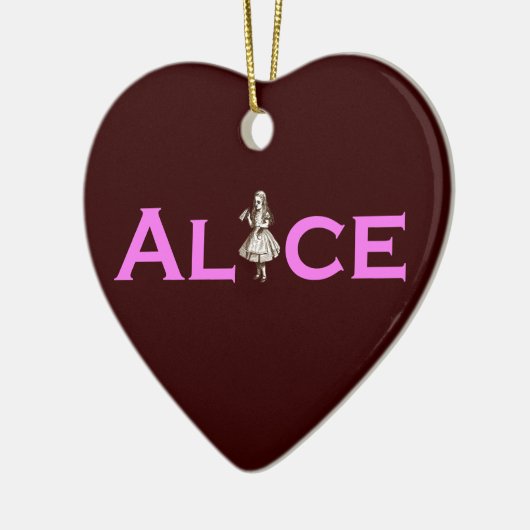 Alice Keramikornament (Links)