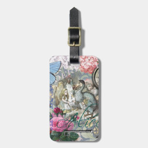 Alice Klassisches Wunderland Dodo Tenniel Kunst Gepäckanhänger