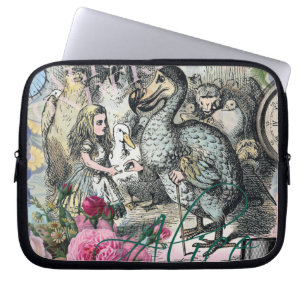 Alice Klassisches Wunderland Dodo Tenniel Kunst Laptopschutzhülle