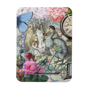 Alice Klassisches Wunderland Dodo Tenniel Kunst Magnet