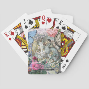 Alice Klassisches Wunderland Dodo Tenniel Kunst Spielkarten