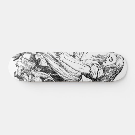 Alice liefert Beweise Skateboard (Horizontal)