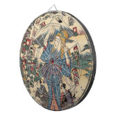 Alice Lost in Japan | Ukiyo-e Floating Wonderland Dartscheibe (Vorderseite rechts)