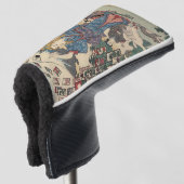 Alice Lost in Japan | Ukiyo-e Floating Wonderland Golf Headcover (3/4 Vorderseite)