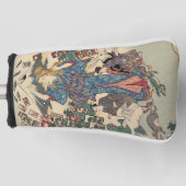 Alice Lost in Japan | Ukiyo-e Floating Wonderland Golf Headcover (Vorderseite)