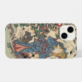 Alice Lost in Japan | Ukiyo-e Floating Wonderland iPhone Hülle (Rückseite (Horizontal))