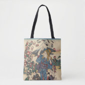 Alice Lost in Japan | Ukiyo-e Floating Wonderland Tasche (Vorderseite)